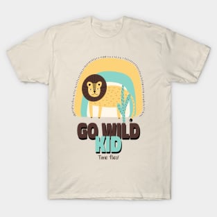 Lion Kids Cute Go Wild T-Shirt